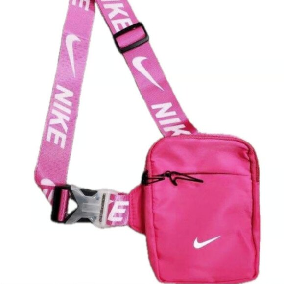 Nike Hot Pink Crossbody Sling Shoulder Bag 5x7 - Picture 1 of 3